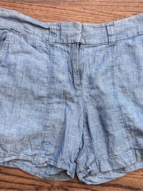 LOFT Chambray Blue Women's Shorts